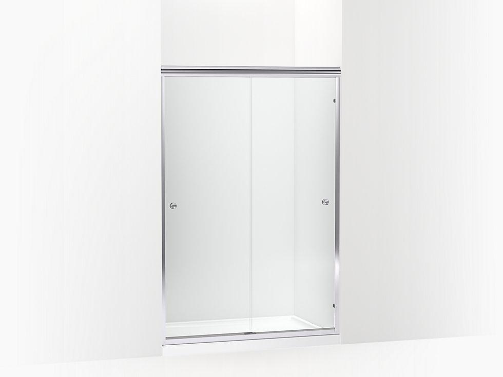 Finesse Frameless Sliding Shower Door, 42 X 70 Sliding Shower Door
